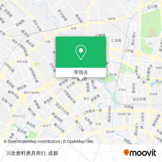 川发磨料磨具商行地图