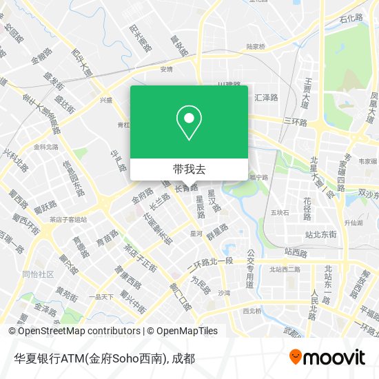 华夏银行ATM(金府Soho西南)地图