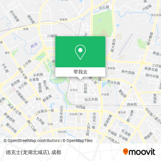 德克士(龙湖北城店)地图
