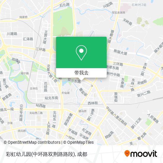 彩虹幼儿园(中环路双荆路路段)地图
