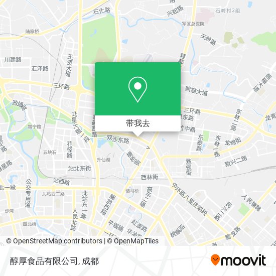 醇厚食品有限公司地图