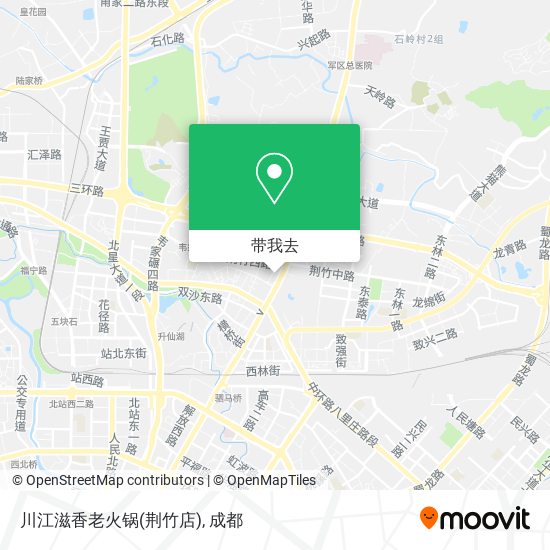 川江滋香老火锅(荆竹店)地图