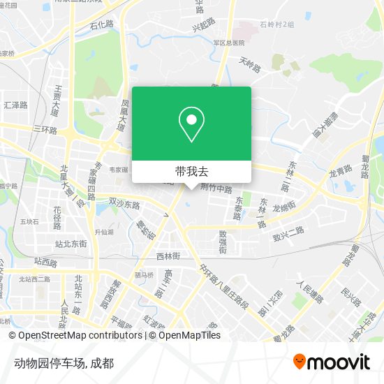 动物园停车场地图