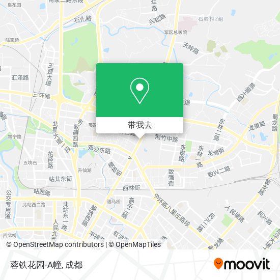 蓉铁花园-A幢地图
