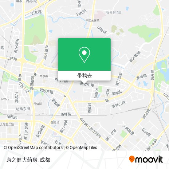 康之健大药房地图