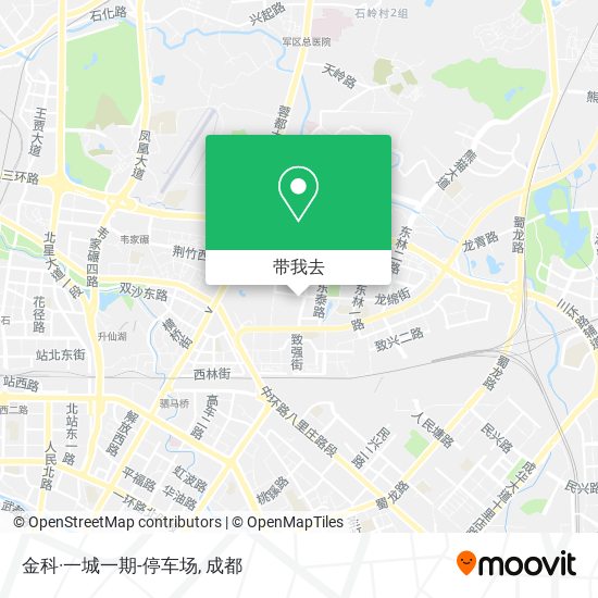 金科·一城一期-停车场地图