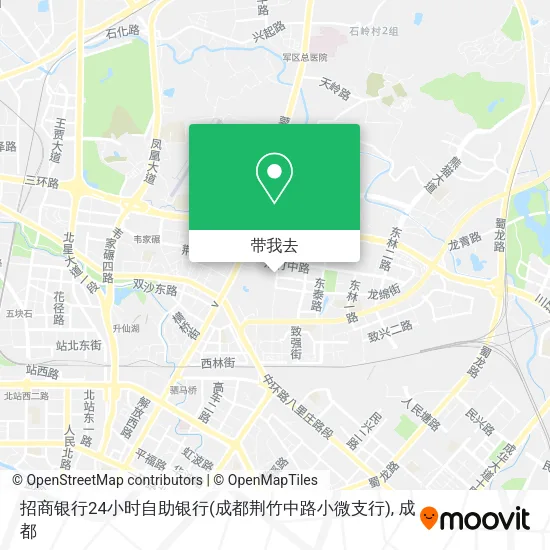 招商银行24小时自助银行(成都荆竹中路小微支行)地图