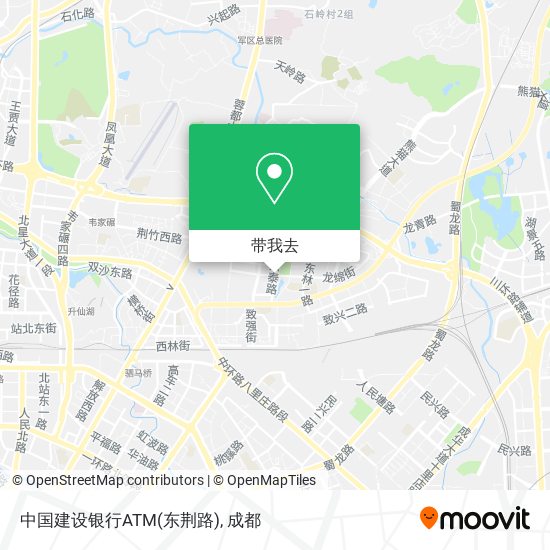 中国建设银行ATM(东荆路)地图