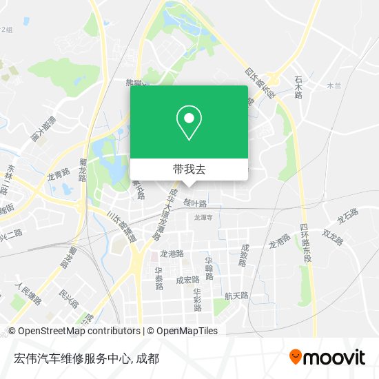 宏伟汽车维修服务中心地图