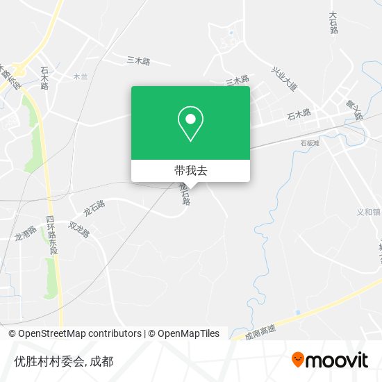 优胜村村委会地图