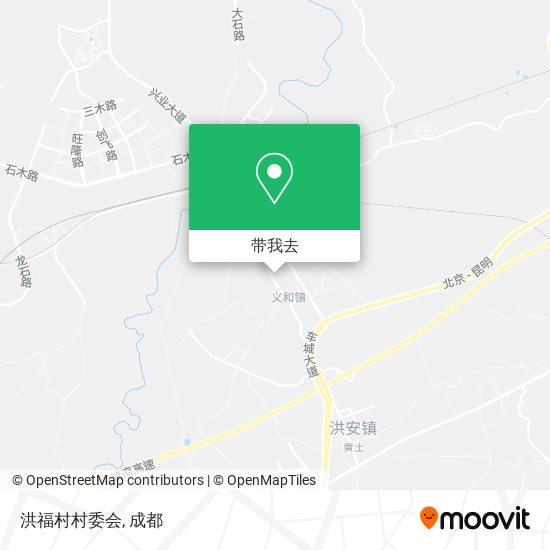 洪福村村委会地图