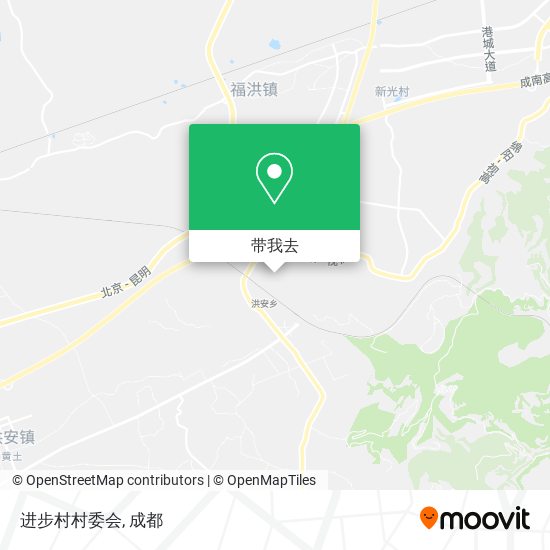 进步村村委会地图
