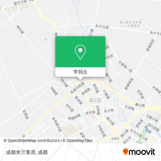 成都米兰客房地图