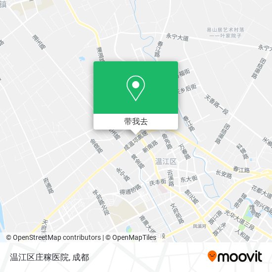 温江区庄稼医院地图