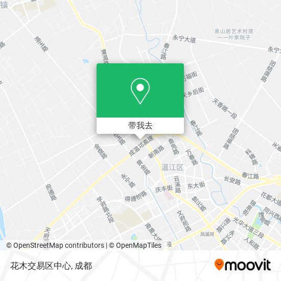 花木交易区中心地图