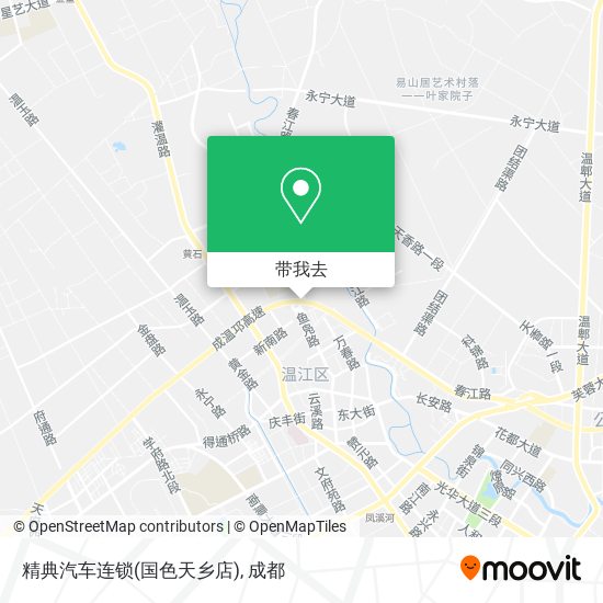 精典汽车连锁(国色天乡店)地图