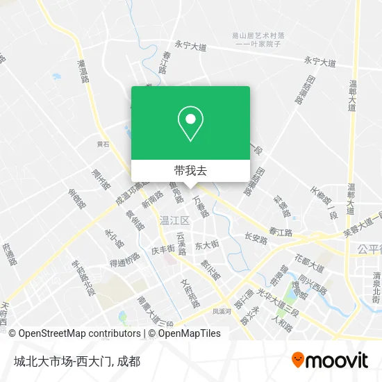 城北大市场-西大门地图