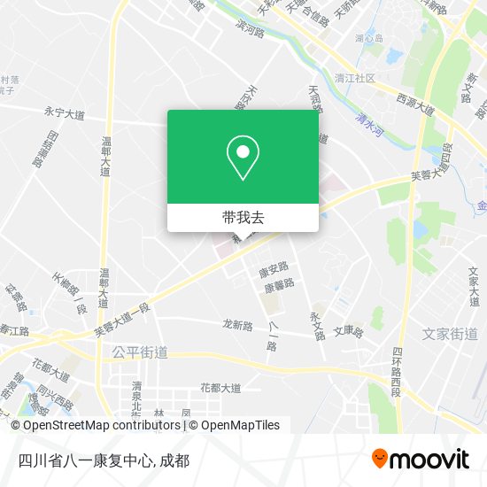 四川省八一康复中心地图