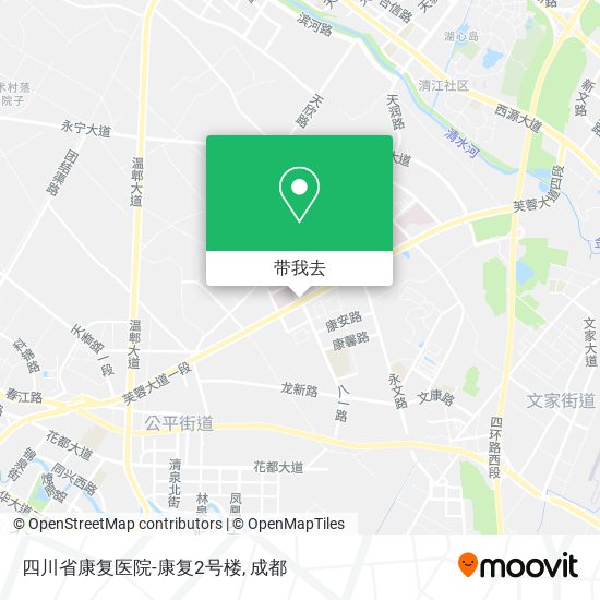 四川省康复医院-康复2号楼地图