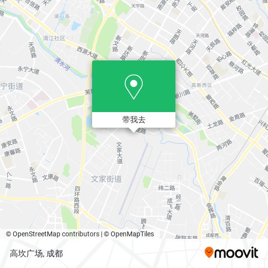 高坎广场地图