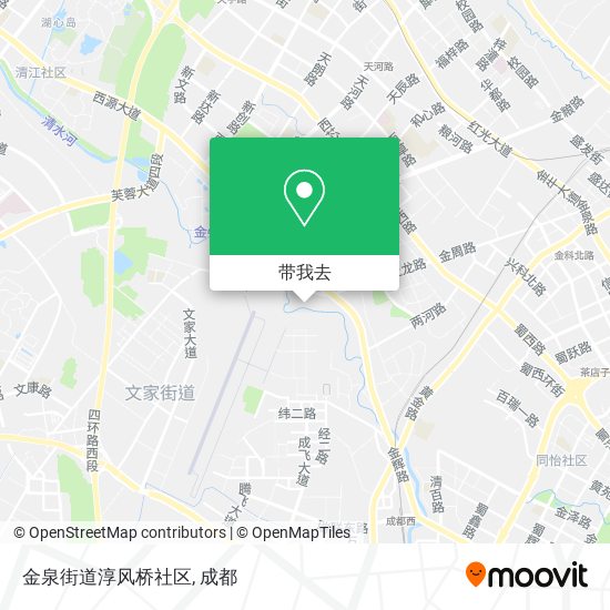 金泉街道淳风桥社区地图