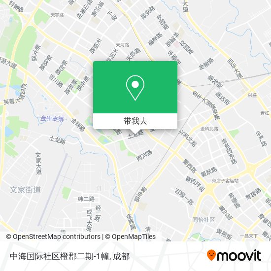 中海国际社区橙郡二期-1幢地图