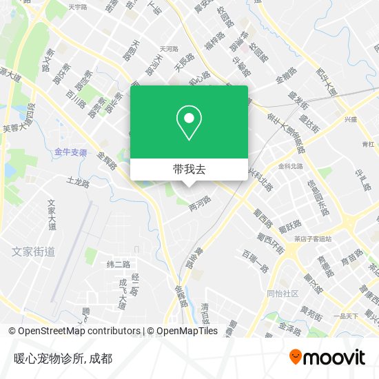 暖心宠物诊所地图