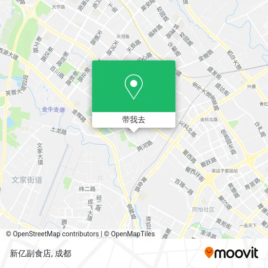 新亿副食店地图