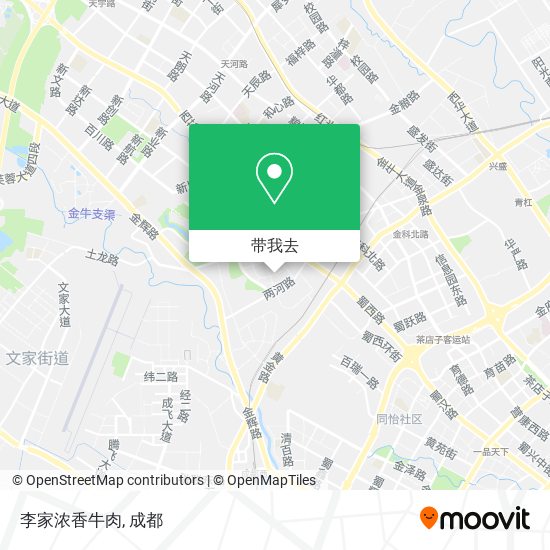 李家浓香牛肉地图