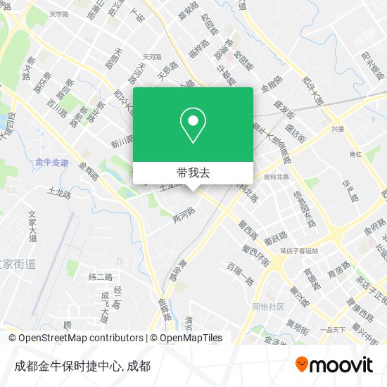 成都金牛保时捷中心地图