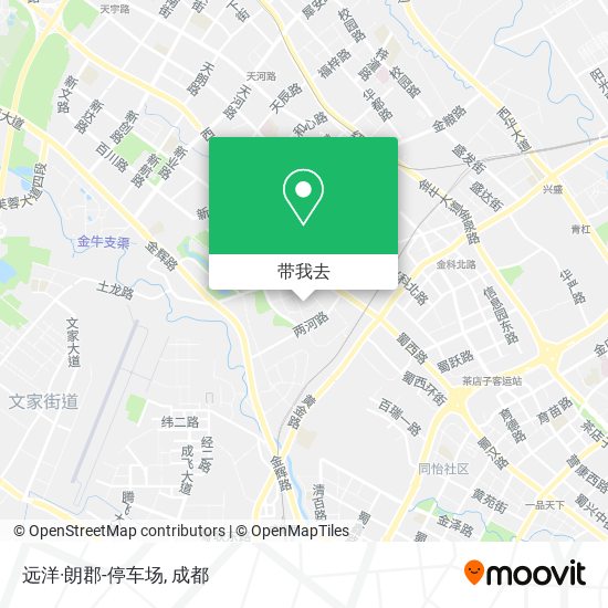 远洋·朗郡-停车场地图