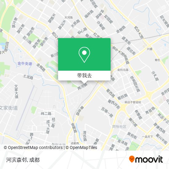河滨森邻地图