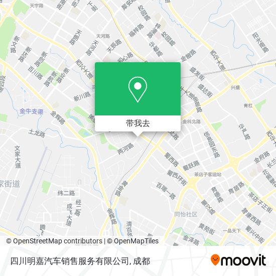 四川明嘉汽车销售服务有限公司地图