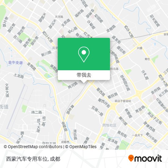 西蒙汽车专用车位地图