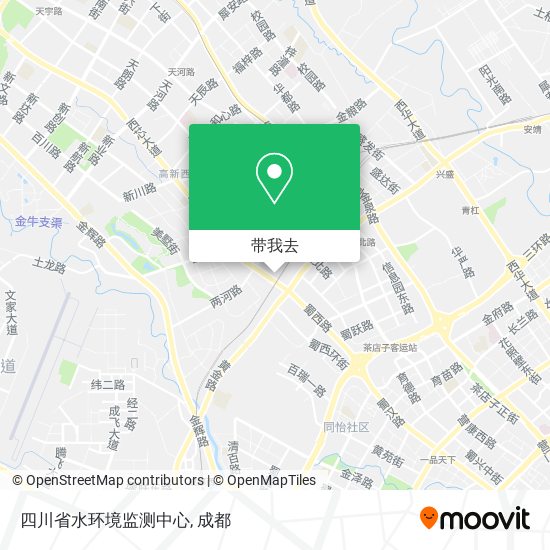 四川省水环境监测中心地图
