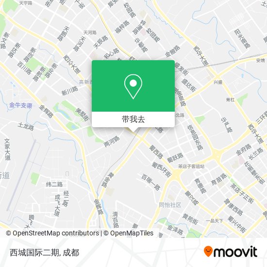 西城国际二期地图