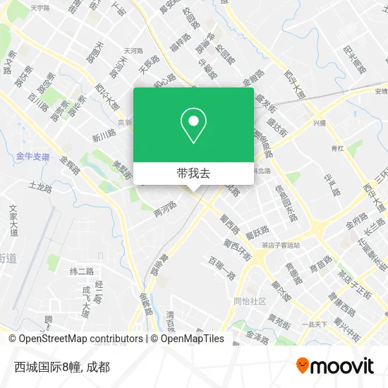 西城国际8幢地图