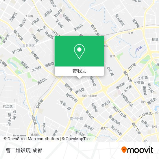曹二姐饭店地图