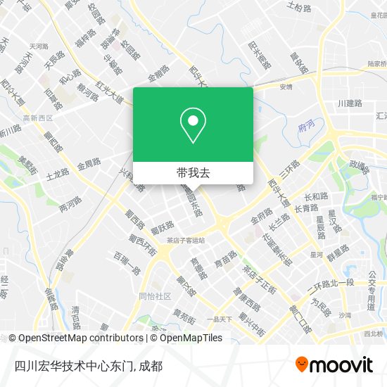 四川宏华技术中心东门地图
