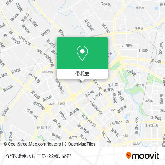 华侨城纯水岸三期-22幢地图