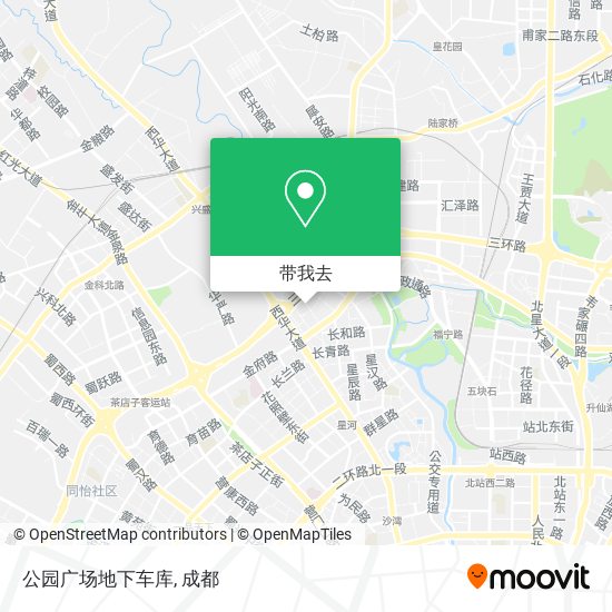 公园广场地下车库地图