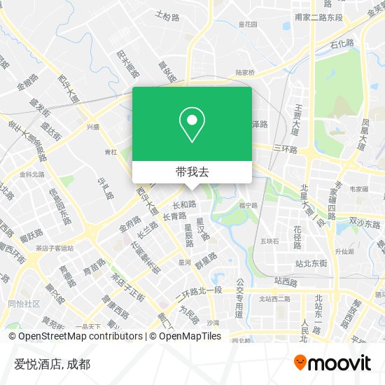爱悦酒店地图