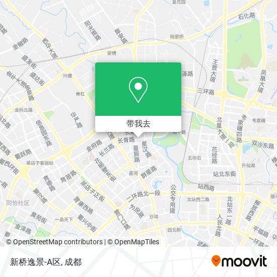 新桥逸景-A区地图