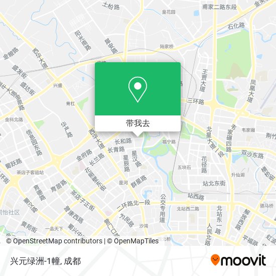 兴元绿洲-1幢地图