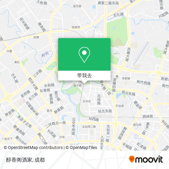 醇香阁酒家地图