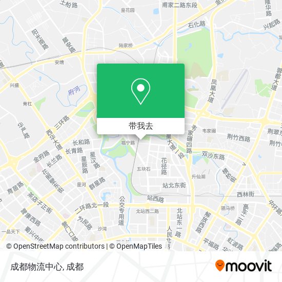 成都物流中心地图
