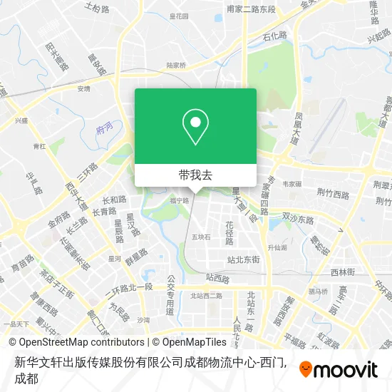 新华文轩出版传媒股份有限公司成都物流中心-西门地图
