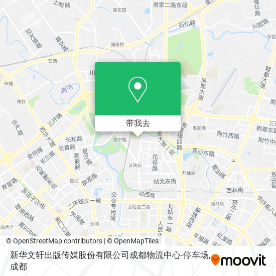 新华文轩出版传媒股份有限公司成都物流中心-停车场地图