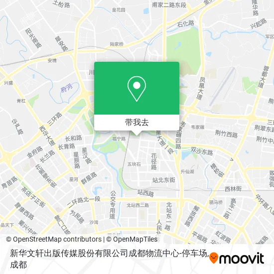 新华文轩出版传媒股份有限公司成都物流中心-停车场地图