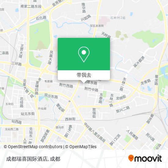 成都瑞喜国际酒店地图
